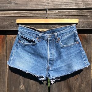 Vintage 501 Levi High Waisted Jean Short